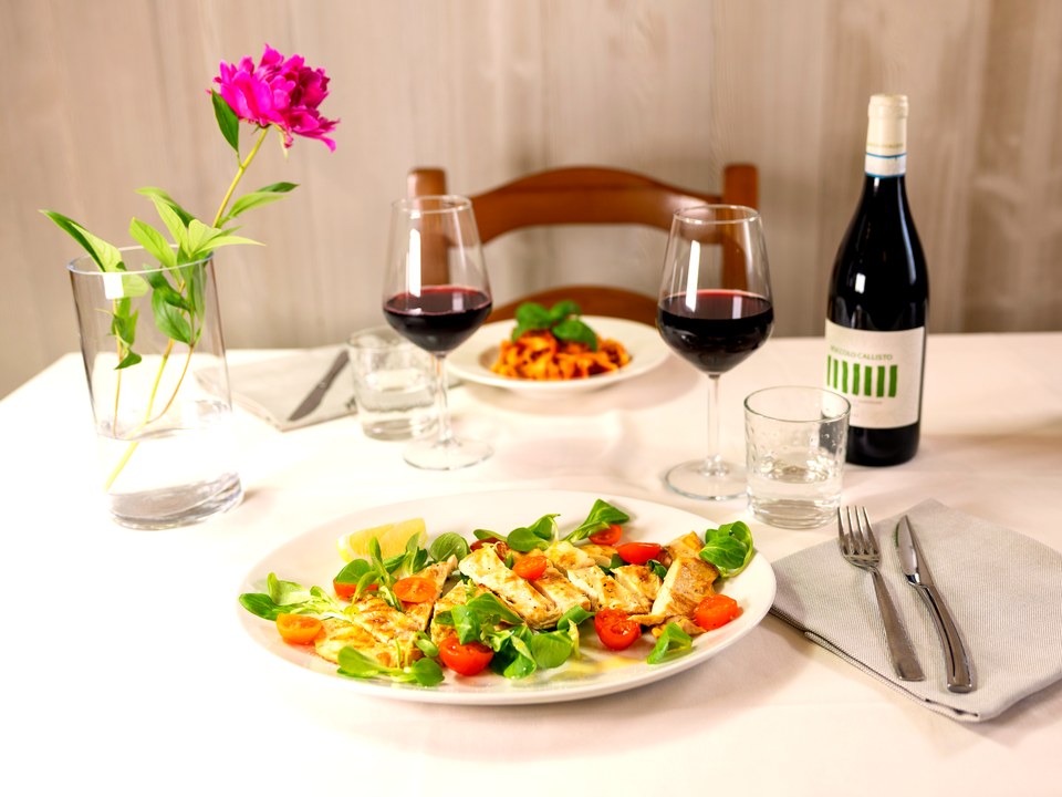 Atmosfera familiare della trattoria